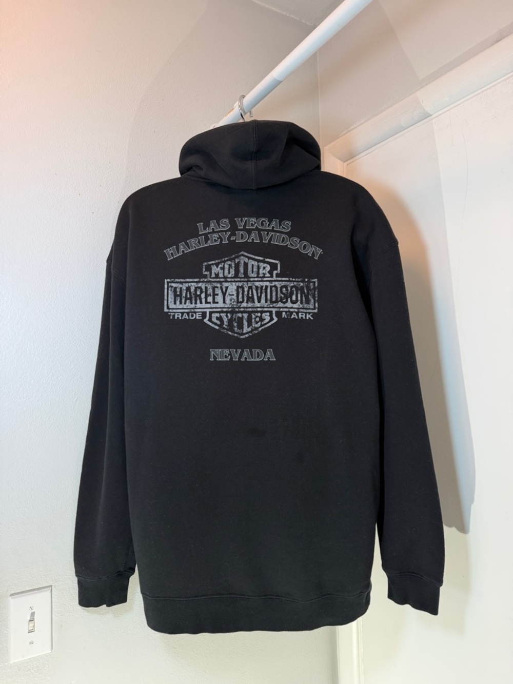 Harley-Davidson Las Vegas Jersey Hoodie 2XL 46-50 - Picture 2 of 9
